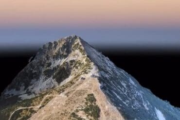 3D цифров модел на връх Тодорка в Пирин
