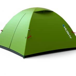 Тент за къмпинг с устойчив материал, зелено покритие, за къмпинг и outdoor активности, Varrio Sport.