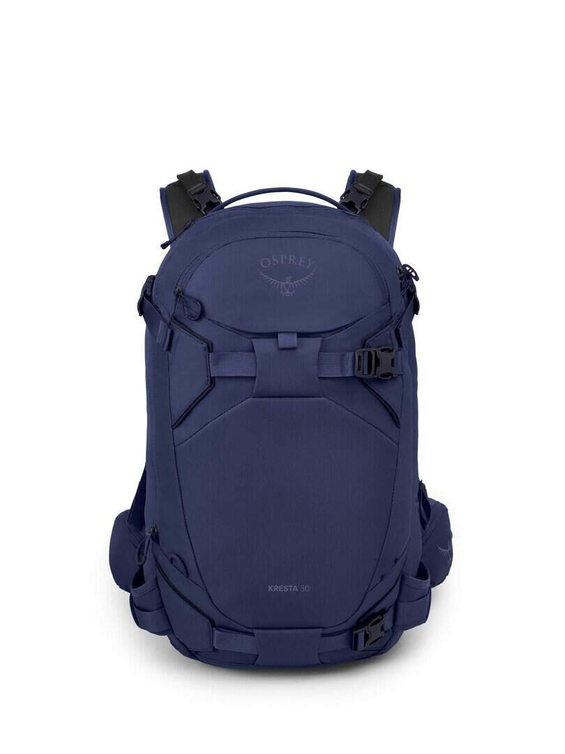 Раница Osprey Kresta 30 в тъмносин цвят, подходяща за спорт, туризъм и ежедневна употреба.