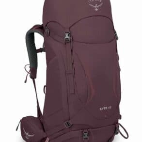 Раница за туризъм, Osprey Kytte 48, с много джобове и комфортна облегалка, подходяща за спорт и приключения.