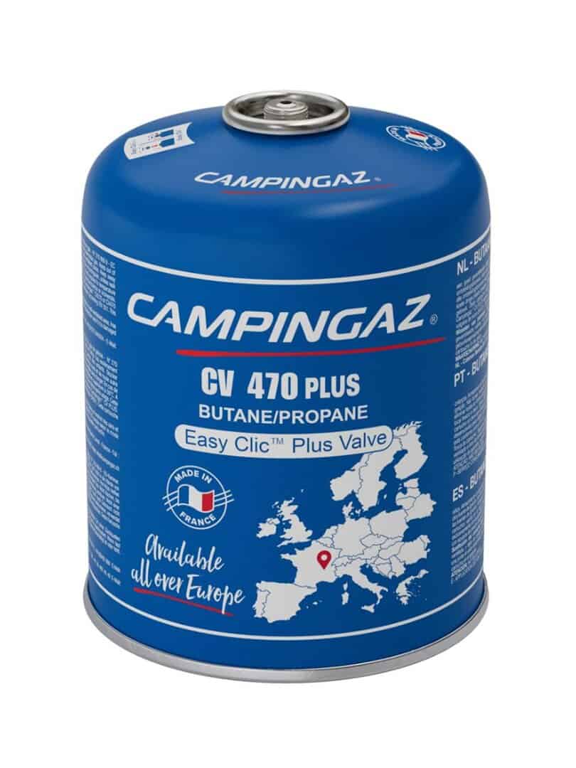 Газов бутил за къмпинг и туризъм, Campingaz CV 470 Plus, лесна за използване.