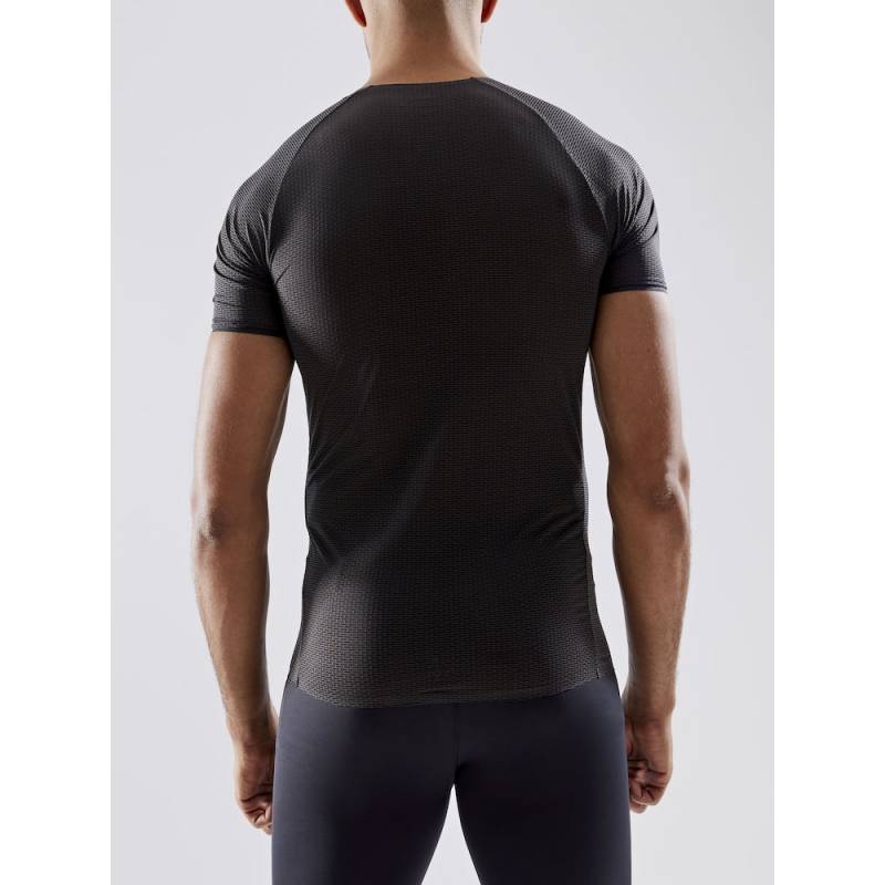 Мъжка спортна тениска Varrio Sport, черна, за тренировки и спорт.