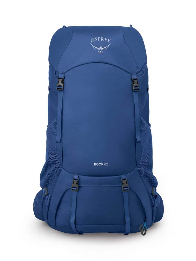Висококачествена туристическа раница Osprey Rook 65 за пътувания и приключения.