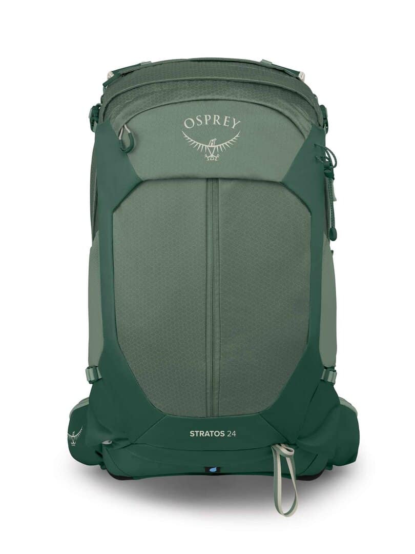 Висококачествена туристическа раница Osprey Stratos 24 за активен туризъм.