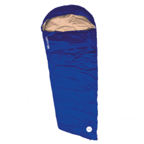 Спален чувал Varrio Sport за къмпинг, топъл и удобен, подходящ за outdoor дейности.