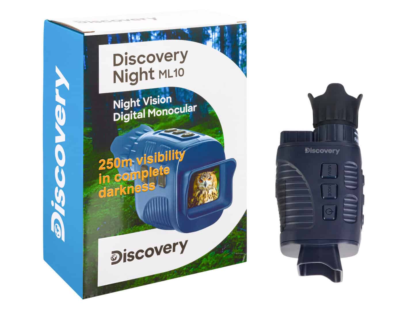 Визьор за нощно виждане Discovery Night ML10 за подобрена видимост при тъмнина.