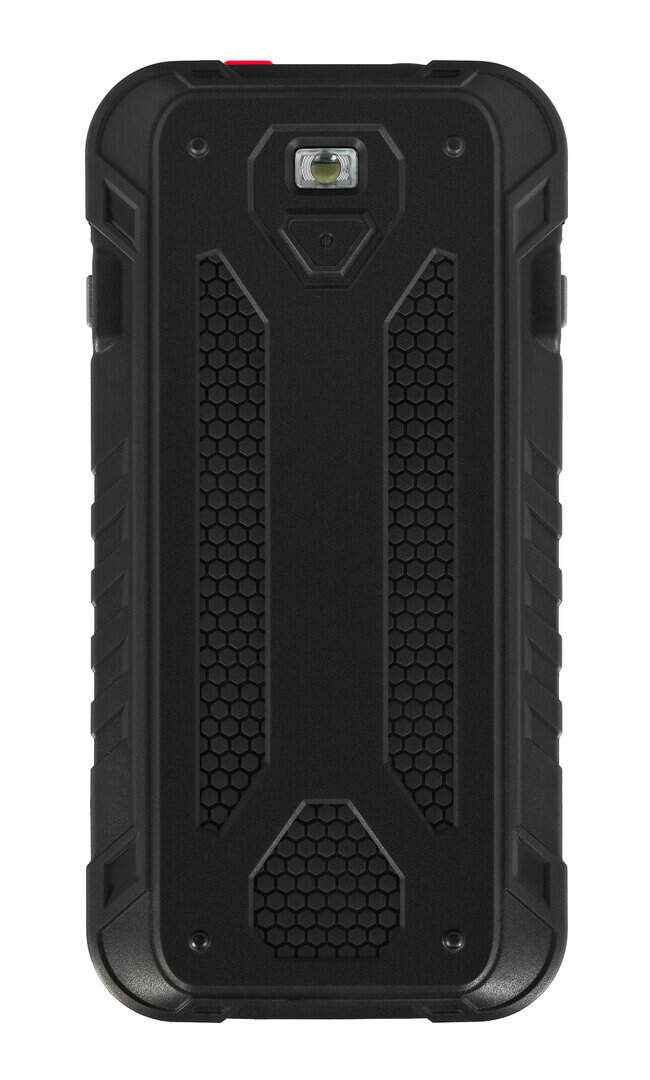 Твърдоустойчив смартфон Varrio Sport с камера и здрав дизайн.