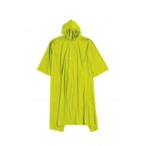 Водоустойчива наметка за спорт и outdoor дейности, ярко жълта, с качулка и дълги ръкави за защита от.