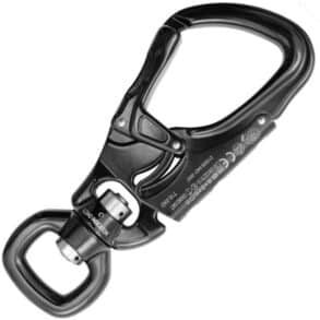 Карабинка за катерене, спорт и outdoor дейности, изработена от здрав метал.