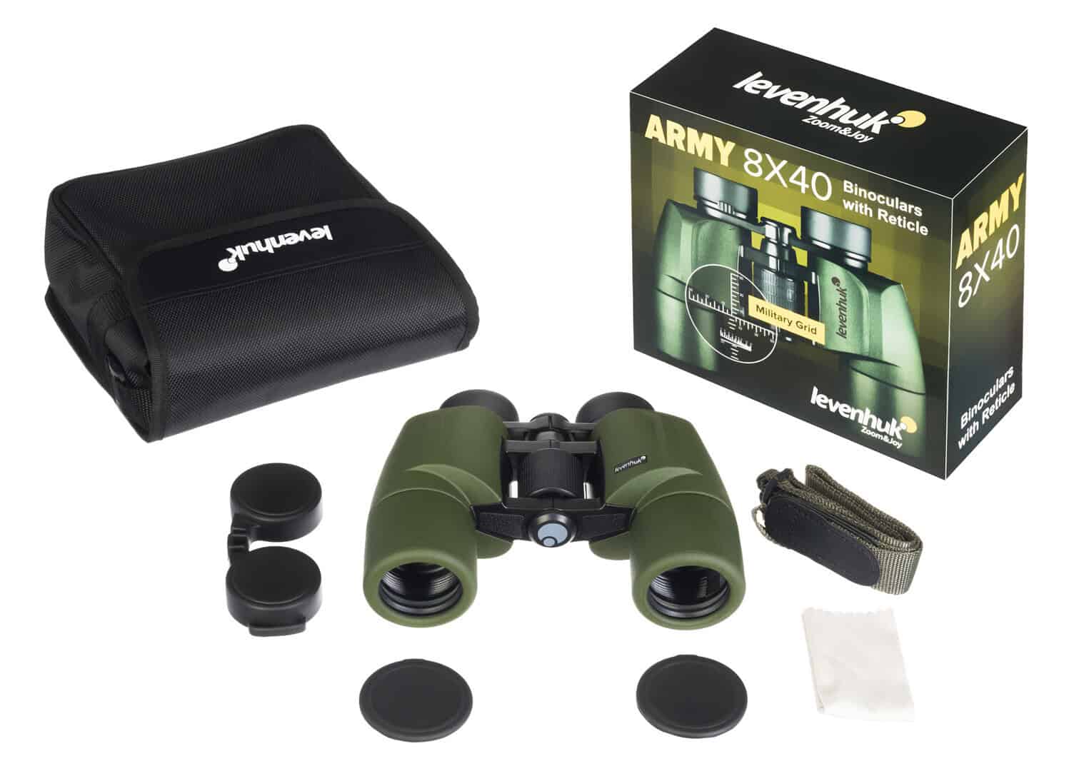 Бинокъл Levenhuk ARMY 8x40 за outdoor и спортни дейности.
