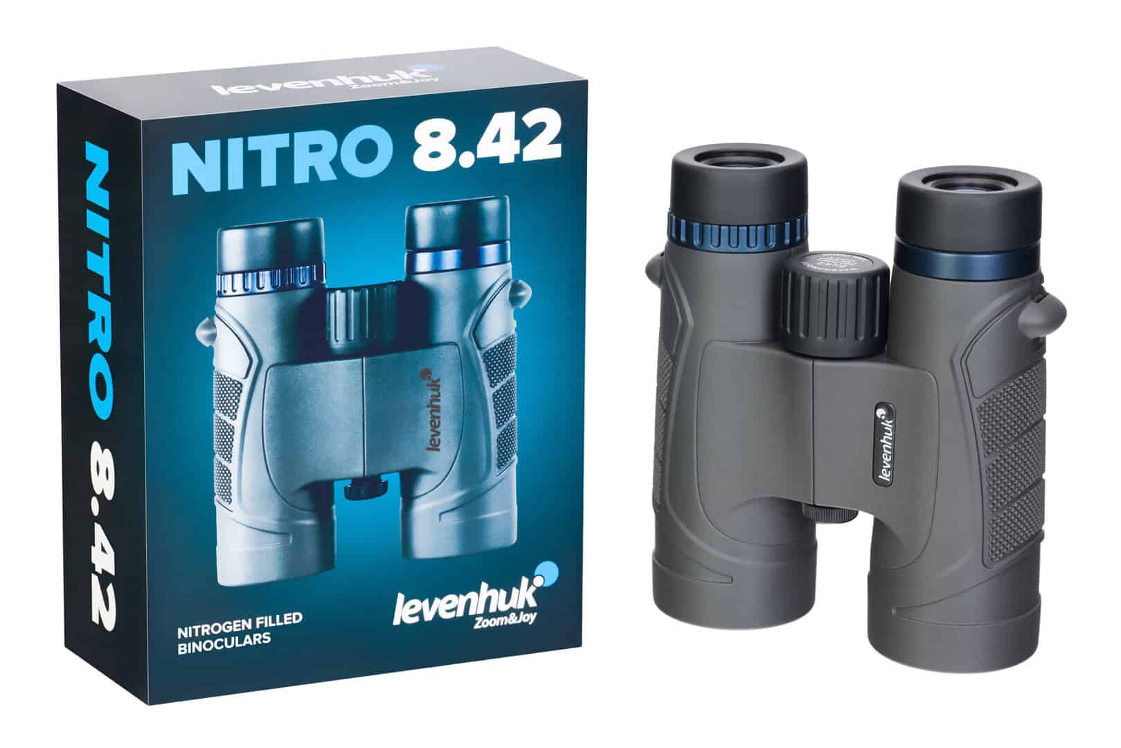 Бинокъл Levenhuk Nitro 8.42 за наблюдение и спортни дейности.
