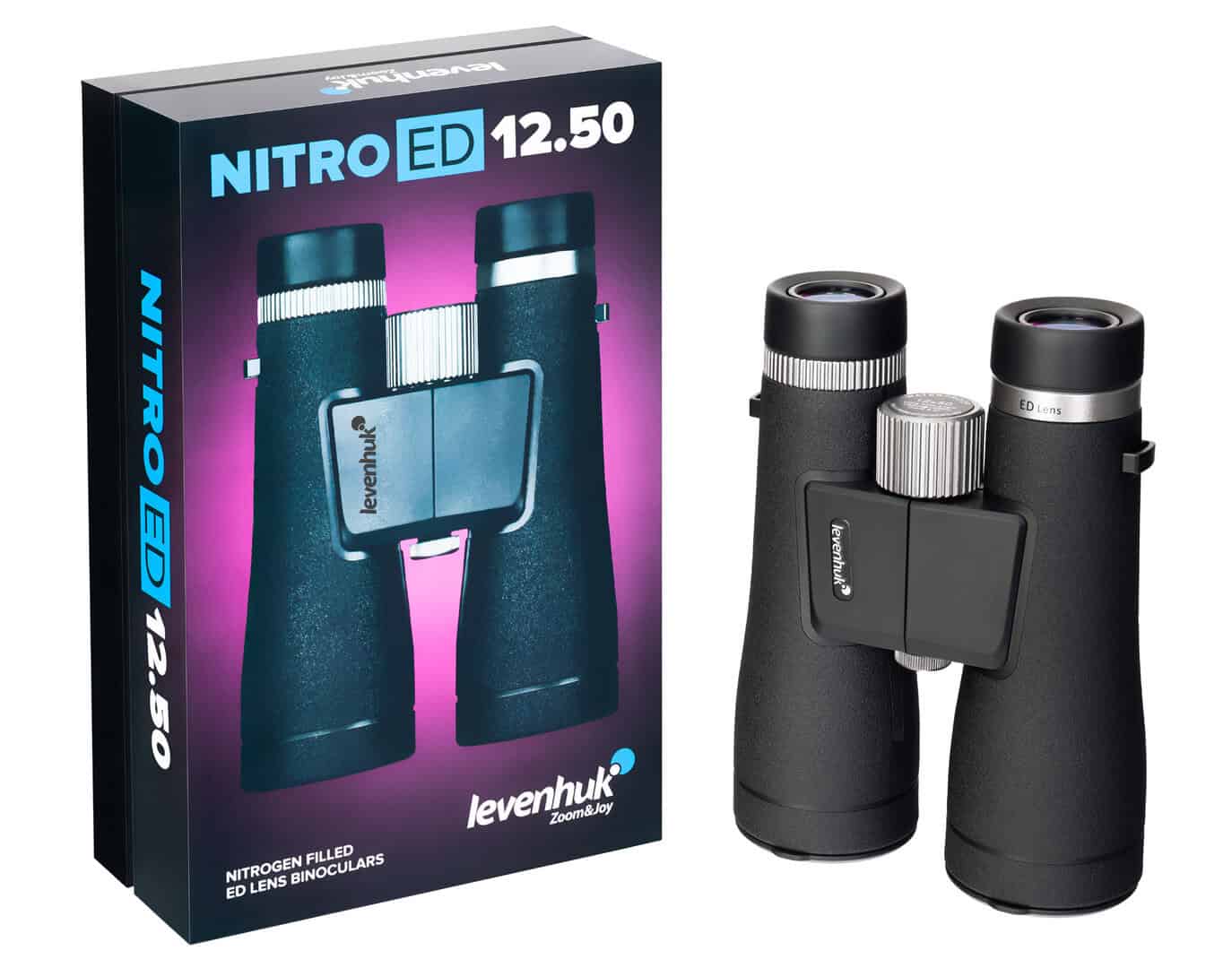 Бинокъл Levenhuk Nitro ED 12.50 за наблюдение и астрономия.