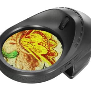 Мишка за компютър с LED дисплей, подходяща за геймъри и работни станции, с ергономичен дизайн и висо.