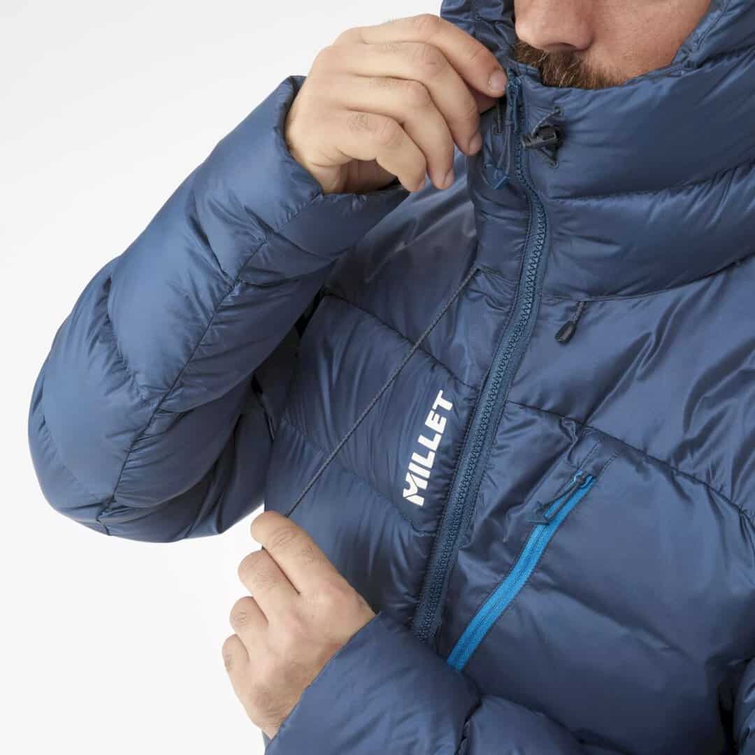 Мъжко ватирано яке за спорт и outdoor активности, синьо.