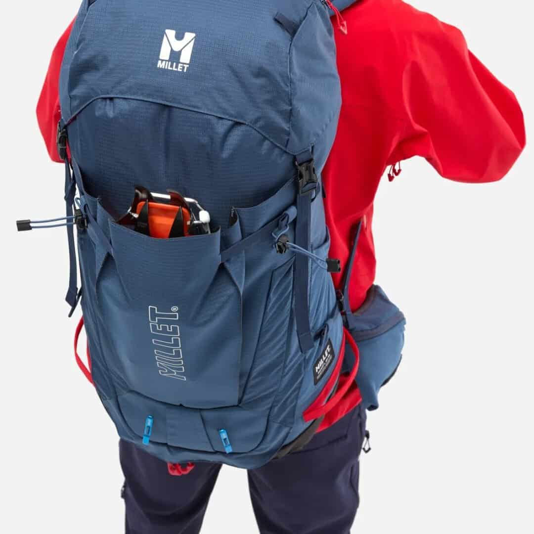 Раница Millet за спорт и туризъм с много отделения и комфортна поддръжка.