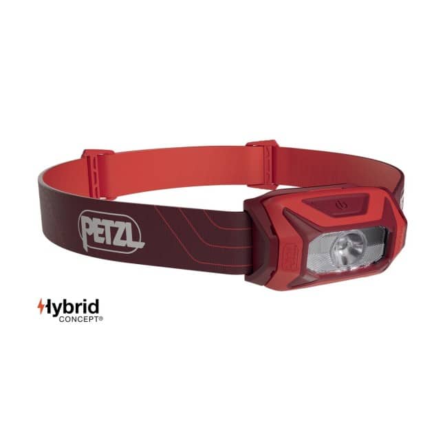 Лампа за глава Petzl Hybrid Concept за къмпинг и спорт, ярка и надеждна.