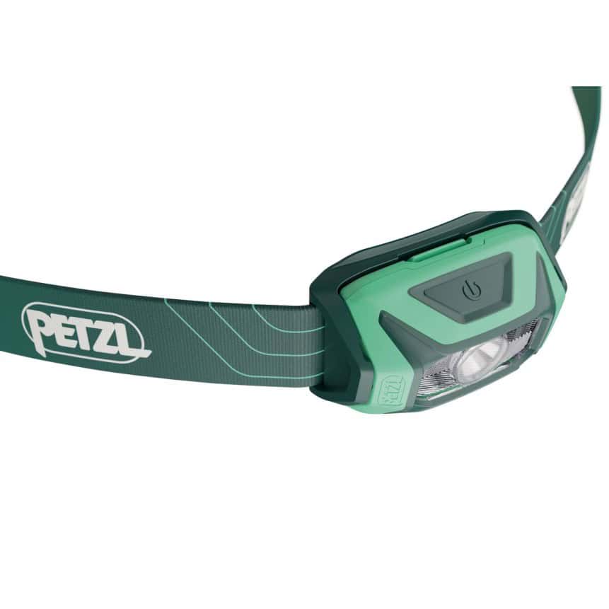Челник Petzl за спорт и къмпинг, осигурява ярко осветление и комфорт.