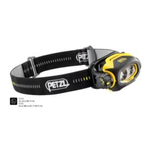 Лампа за глава Petzl Tikka 2 с ярка светлина и регулируема лента.
