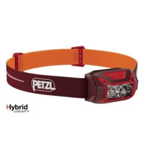 Лампа за глава Petzl Tikka Hybrid с ярка светлина и хибридна технология.