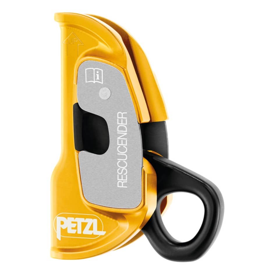 Ръчен резач за спасителни жилетки PETZL, безопасен и надежден за аварийни ситуации.