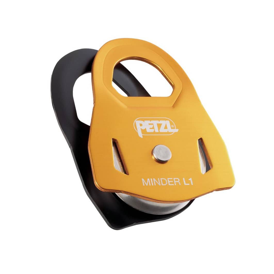 Теглич за качулки и ремъци Petzl Minder L1, здрав и надежден за безопасност.