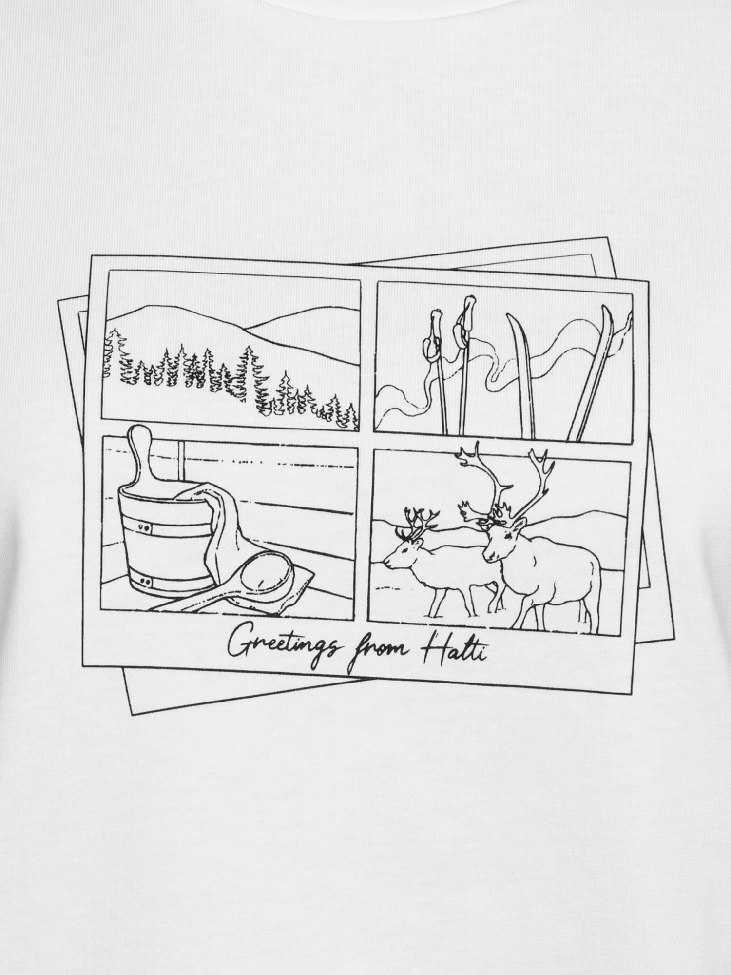 Дамска Тениска Halti Matka II W T-shirt Бял - Image 2