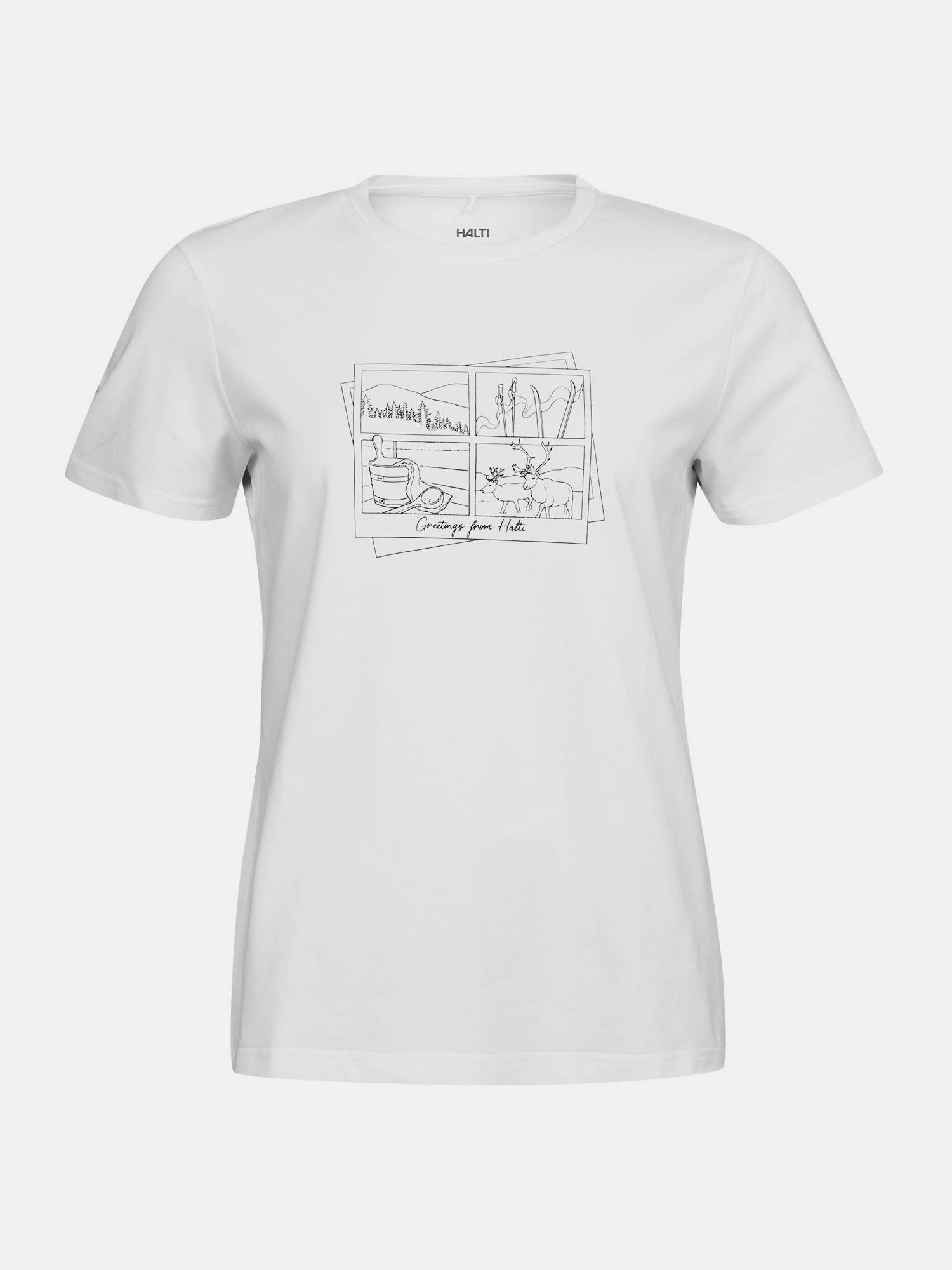 Дамска Тениска Halti Matka II W T-shirt Бял