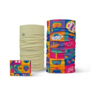 Цветен спортен multifunctional бандана с графики и лого Buff.