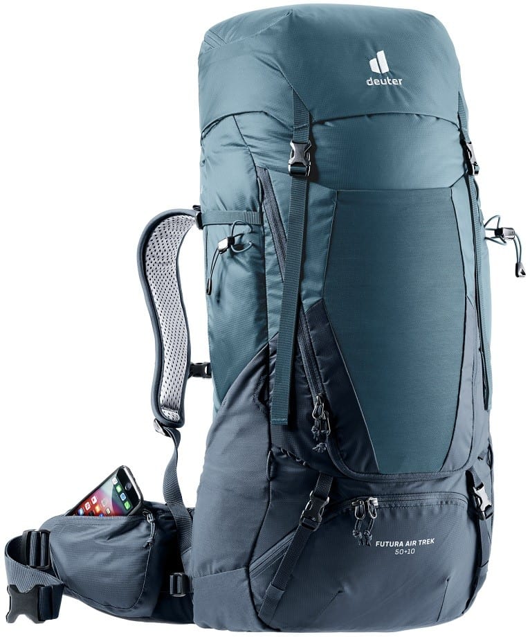 Туристическа раница Deuter Futura за планински преходи и туризъм.