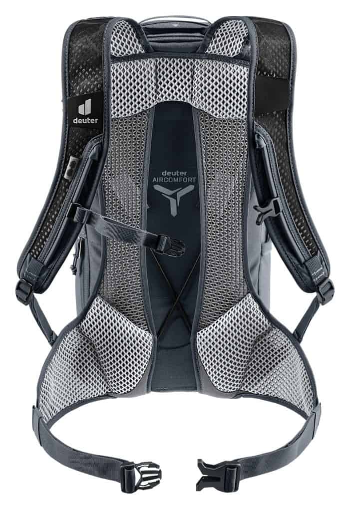 Лек и дишащ раница Deuter Aircomfort за активен начин на живот.