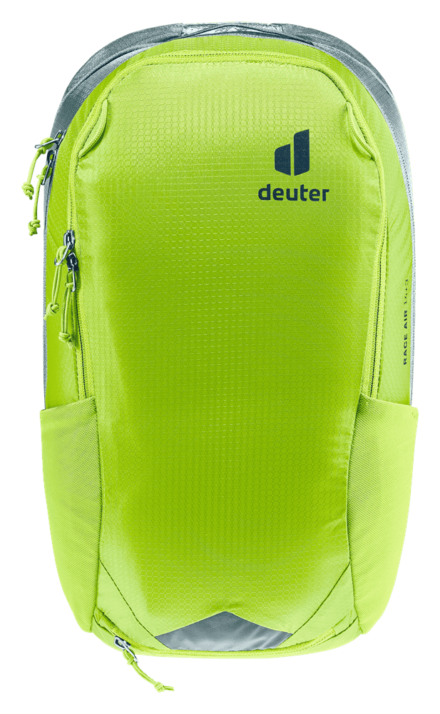 Спортна раница Deuter в ярко зелено за спорт и пътувания, подходяща за активни хора и любители на пр.