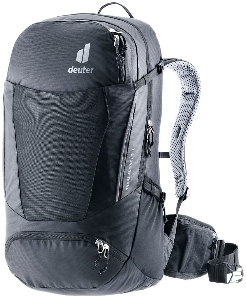 Тъмносива спортна раница Deuter с множество отделения и к.