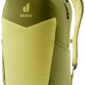 Туристическа раница Deuter за пътуване и спорт, зелена.