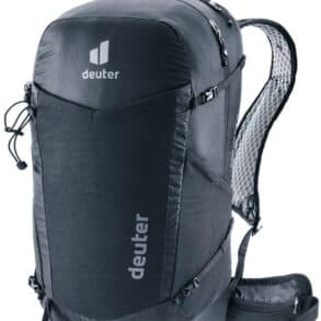 Раница Deuter за спорт и туризъм, подходяща за пътувания и приключения, с комфортна облегалка и мног.