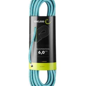 Въже за катерене Edelrid, 6 мм, синьо, висококачествено за с.