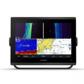 GPS навигационен уред за морски риболов с картографиран.