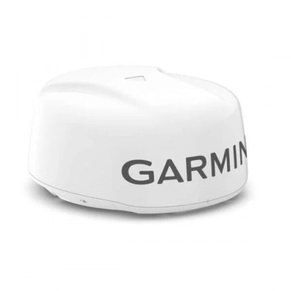 Бяла Garmin GPS антена за спортни устройства, компактна и лека.
