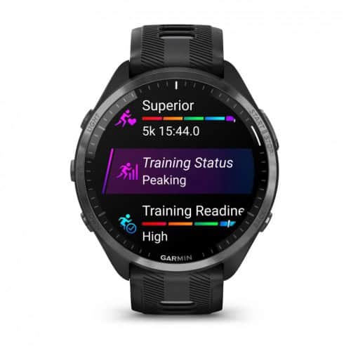 Умни спортен часовник Garmin с дисплей за тренировки и фитнес.