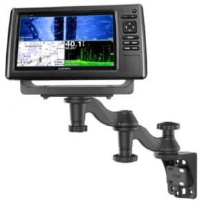 GPS сонар за риболов Garmin с дисплей и сонарна технология.