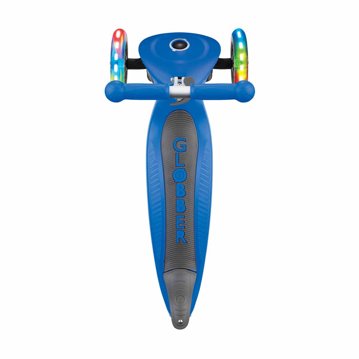Сгъваема тротинетка със светещи колела, Globber Junior - 2+ г., синя - Image 4