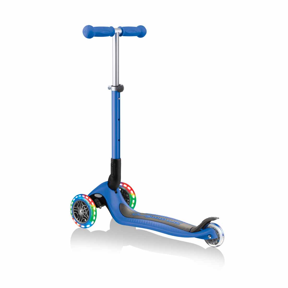 Сгъваема тротинетка със светещи колела, Globber Junior - 2+ г., синя - Image 6