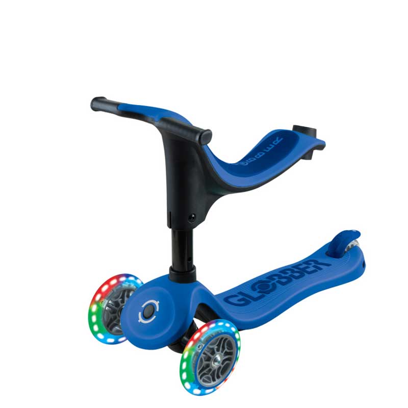Тротинетка със седалка 4 в 1 GLOBBER GO UP SPORTY LIGHT - тъмно синя - Image 5