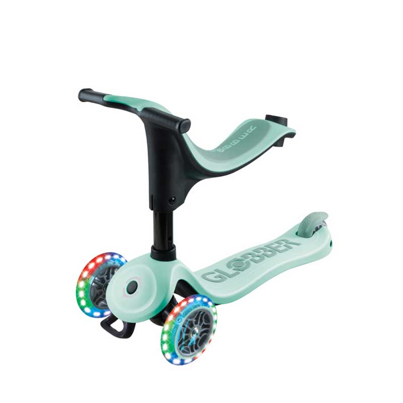 Тротинетка 4 в 1 GLOBBER GO UP SPORTY LIGHTS 360° - ментова - Image 8