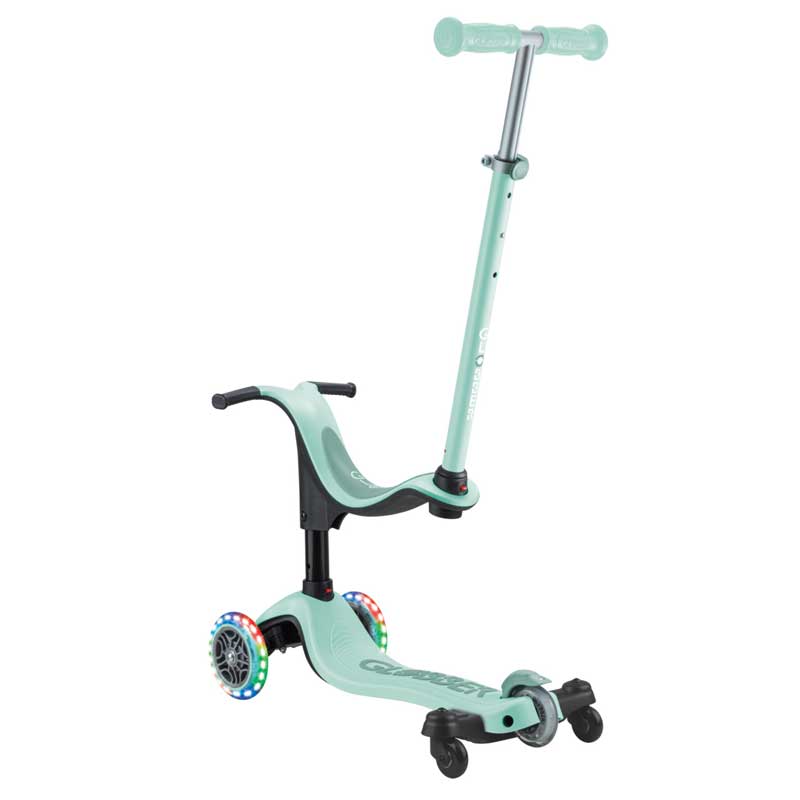 Тротинетка 4 в 1 GLOBBER GO UP SPORTY LIGHTS 360° - ментова - Image 5
