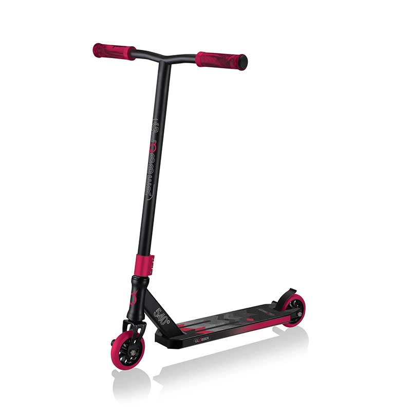 Тротинетка за трикове Globber GS 540, червено-черна - Image 5