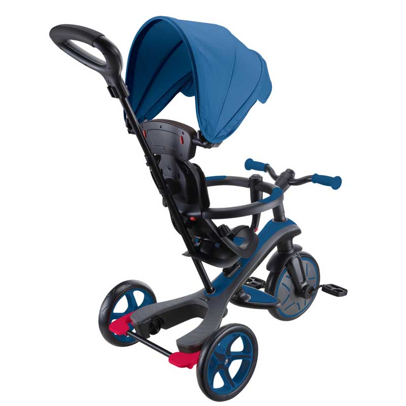 Триколка 4 в 1 GLOBBER EXPLORER TRIKE със сенник в кралско син цвят - Image 2
