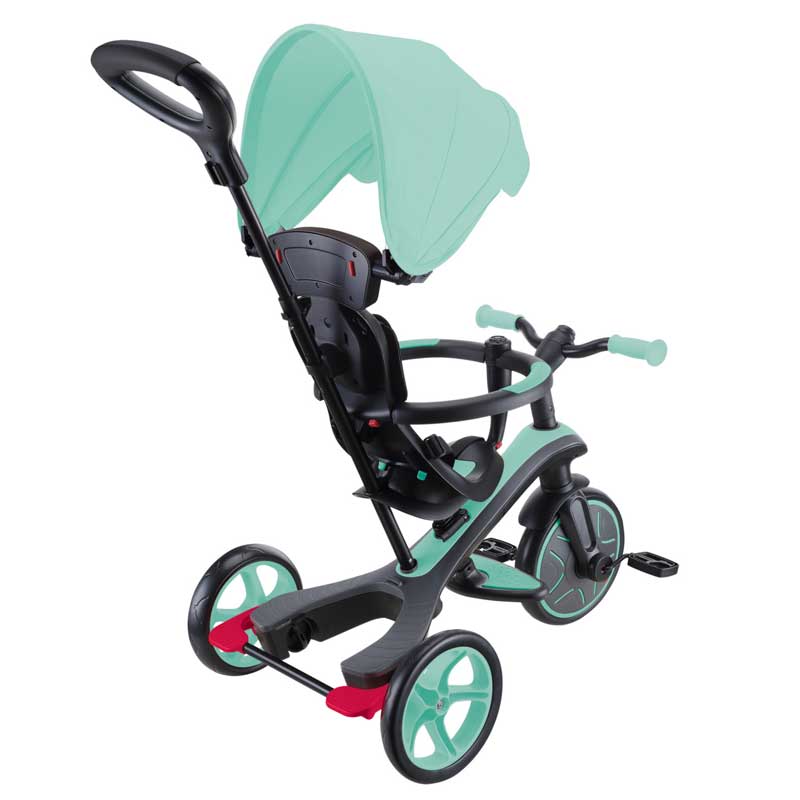 Триколка 4 в 1 GLOBBER EXPLORER TRIKE със сенник - ментово зелена - Image 6