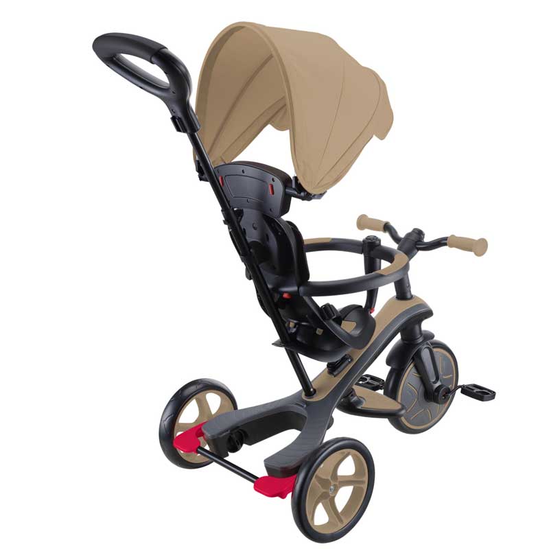 Триколка 4 в 1 GLOBBER EXPLORER TRIKE със сенник в бежов цвят - Image 7