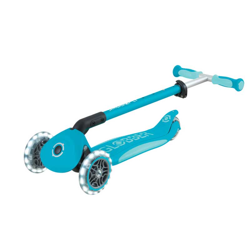 Тротинетка 5 в 1 GLOBBER GO UP DELUXE LIGHTS 360° - аква - Image 9