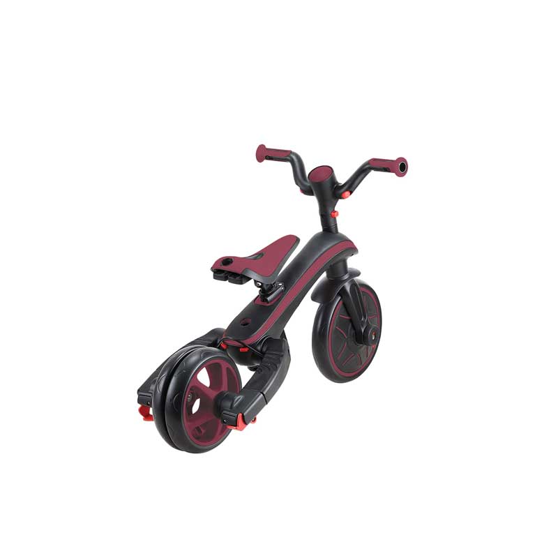 Детска триколка 4 в 1 GLOBBER EXPLORER TRIKE FOLDABLE, сгъваема, цвят бургунди - Image 3
